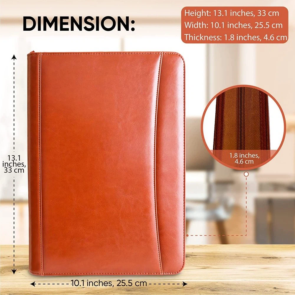 Vegan Leather Portfolio Binder