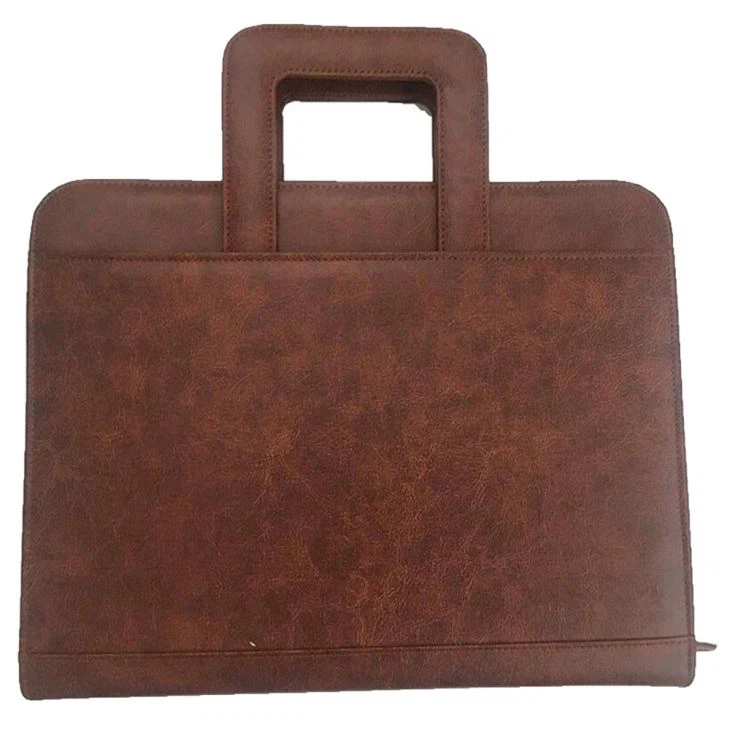 leather portfolio folder a4