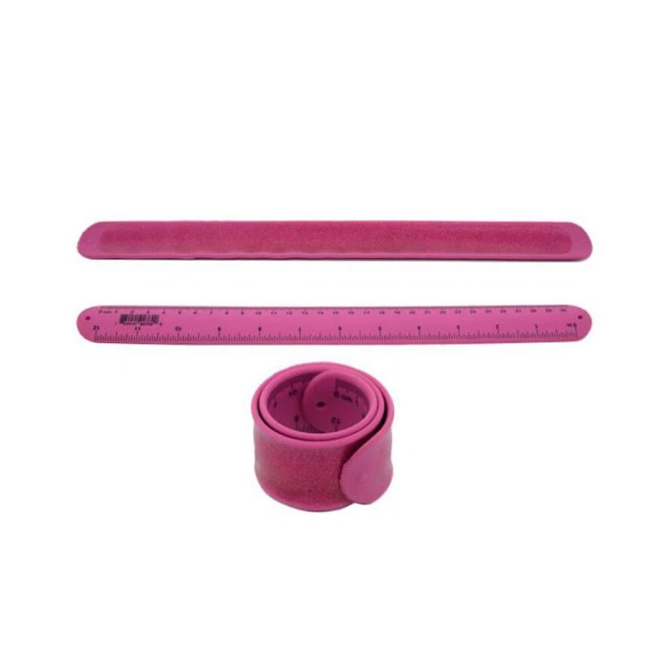 Ruler Slap Silicone Bracelets Sports decorate