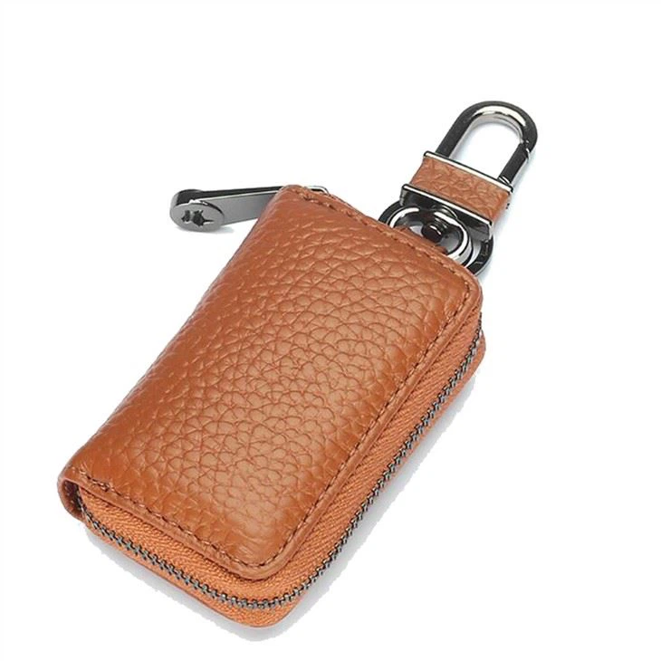 	 leather key wallet keychain
