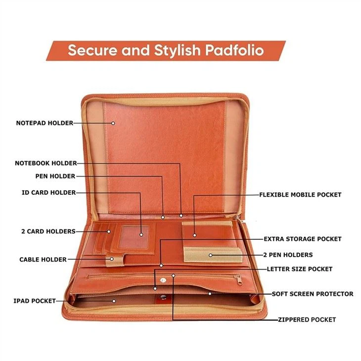 Vegan Leather Portfolio Binder