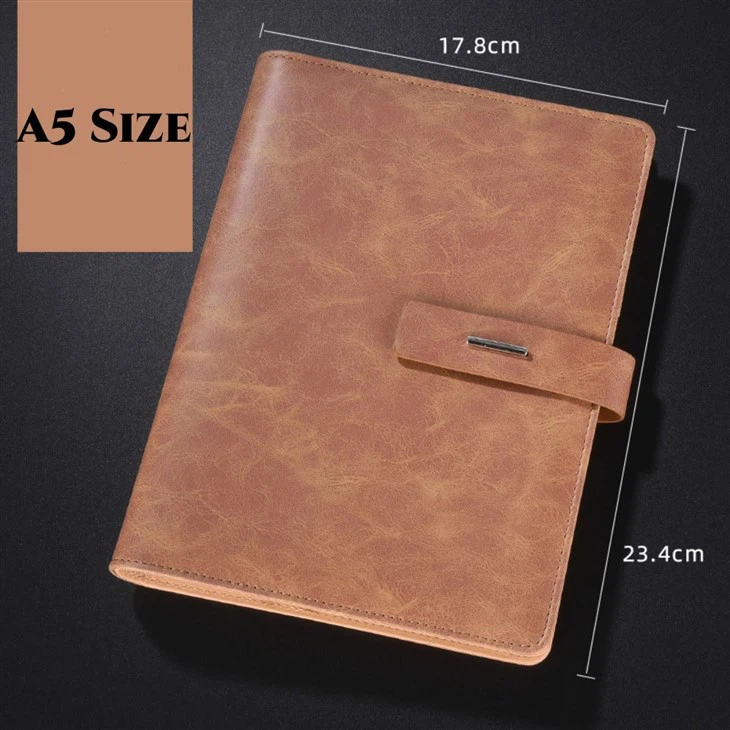 PU A5 Refillable Notebook