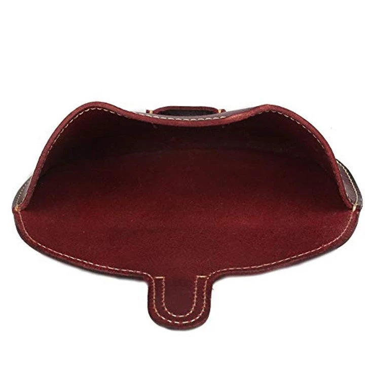 Wine Leather Eyeglass Case